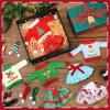 12Pcs Christmas Elf Accessories Christmas Elf Doll Clothes Colorful Doll Skirts Scarves Sweaters Handmade Knitted Clothing with Xmas Tree Bells Elk Xmas Outfit, Dolls Not Included view 3