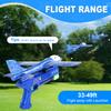 TAOTENDAR Airplane Launcher Toys,3 Pack 13.2'' LED Foam Glider Catapult Plane Toy for Boys,2 Flight Modes Outdoor Flying Toys Birthday Gifts for Boys Girls 3 4 5 6 7 8 9 10 11 12 Year Old view 2