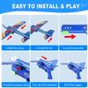 TAOTENDAR Airplane Launcher Toys,3 Pack 13.2'' LED Foam Glider Catapult Plane Toy for Boys,2 Flight Modes Outdoor Flying Toys Birthday Gifts for Boys Girls 3 4 5 6 7 8 9 10 11 12 Year Old view 4