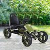 Aosom Go Kart for Kids, Pedal, Go Kart with Adjustable Seat, EVA Wheels, Forward, Backward, Ride on Car for Boys and Girls 3-6 Years Old, Green view 2