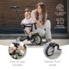 KikkaBoo 5-in-1 Baby Evolutionary Tricycle Flip, Bicycle Children from 1 Year to 5 Years, Trike, Tricycle to Bike with or Without Pedals, Adjustable and Transformable, Black view 4