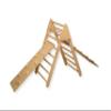 Montessori Climbing Triangle for Toddlers | Foldable Wooden Indoor Play Gym for Kids | Foldable Indoor Climbing Frame Promotes Balance and Coordination | Kids Climber (Triangle + 2 Ramps) view 1