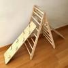 Montessori Climbing Triangle for Toddlers | Foldable Wooden Indoor Play Gym for Kids | Foldable Indoor Climbing Frame Promotes Balance and Coordination | Kids Climber (Triangle + 2 Ramps) view 2