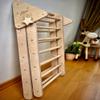 Montessori Climbing Triangle for Toddlers | Foldable Wooden Indoor Play Gym for Kids | Foldable Indoor Climbing Frame Promotes Balance and Coordination | Kids Climber (Triangle + 2 Ramps) view 4