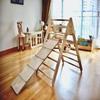 Montessori Climbing Triangle for Toddlers | Foldable Wooden Indoor Play Gym for Kids | Foldable Indoor Climbing Frame Promotes Balance and Coordination | Kids Climber (Triangle + Ladder Ramp) view 2