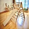 Montessori Climbing Triangle for Toddlers | Foldable Wooden Indoor Play Gym for Kids | Foldable Indoor Climbing Frame Promotes Balance and Coordination | Kids Climber (Triangle + Ladder Ramp) view 4