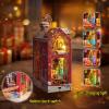 DIY Book Nook Kit Songs of Snowy Night - Christmas Night Theme Miniature Model Dollhouse 3D Puzzle, Assembly Bookend for Adult (Songs of Snowy Night) view 4
