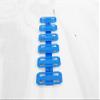 QuirkWorks 3D Track Spacers (4 Pack) | Compatible with Hot Wheels Cars, and Track | 2, 4 or 6 Lane Options (6 Lane Spacer) view 2