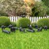 Accoutrements Archie McPhee Itty Bitty Black Cats - Bag of 12 Adorable Vinyl Kitties in 6 Styles for Cat Lovers and Halloween Fun view 3