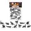 Accoutrements Archie McPhee Itty Bitty Black Cats - Bag of 12 Adorable Vinyl Kitties in 6 Styles for Cat Lovers and Halloween Fun view 4