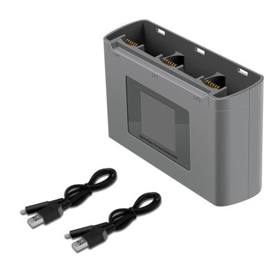 Dual Input Ports Charger Drone Accessories Charging Hub with Colorful Display for DJI Mavic Mini 2