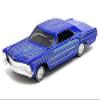 1965 Riviera Candy Blue with Graphics Lowriders Design Series 1/64 Diecast Model Car 26310 view 1
