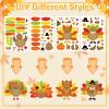 20 Sheet Spring Crafts for Kids, Make-A-Butterfly Crafts Stickers for Kids, Butterfly Stickers for Spring Party Favors Games Supplies.(Cute 20) view 2
