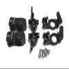 Kebeilee CNC Alu7075 Spindle Carrier Set+Rear Hub for Losi 8IGHT-X Super Lasernut 1/6 (Black) view 4