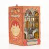 Book Nook Kit DIY Dollhouse Book Nook Miniature Kit for Bookshelf Insert Decor Crafts for Adults Teen Halloween,Magic House Model Build with LED Light 3D Puzzle Bookshelf Insert Decor Magic Night view 1