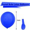 100 Pieces Blue UV Neon Glow in the Dark Balloons Neon Party Supplies Black Light Balloon for Hanukkah Glow Helium Fluorescent Latex Balloons for Birthday Party Decoration view 2