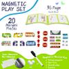 ROHSCE Marble Run for Kids, Vertical Magnetic Marble Maze Track with Doodle Board & Residue-Free Nano-Adhesive, STEM Explorers Brain Teaser Toy for Boys Girls Ages 3-12, Creative Thinking Games Gifts view 4