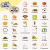 510 Words French Flash Cards for Kids, Toddler Learning Resources Toy, Autism Sensory Toys for Autistic Children Age d 2-4 Blue (French/English/Bilingual) view 2