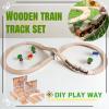 Wooden Train Track Accessories, Train Set, Train Track -Solid Wood -Christmas Tree Train, Thomas Wooden Railway, for Kids, Birthday Gift, Toddler Boys and Girls Over 3 Years Old view 2