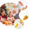 Happy Thanksgiving Banner Sign with Hanging Swirls Bows for Autumn Party Supplies Pumpkin Maple Leaf Ceiling Swirls for Home Office Fall Decor view 2