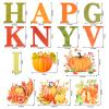 Happy Thanksgiving Banner Sign with Hanging Swirls Bows for Autumn Party Supplies Pumpkin Maple Leaf Ceiling Swirls for Home Office Fall Decor view 4