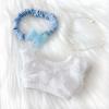 Plush Sweatshirt & Accessory Set, for 3.9-5.9 inches (10-15 cm), White, Plush, Costume, Clothes, Clothes, Portable, Pushing Toy, Mascot, Otaku, Otaku, Idol, Otaku Living, Otaku Activity, Goods, view 1