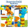 Anpcso Marble Run Building Blocks, Dinosaurs Marble Track Toy Classic Large Bricks for 3 4 5 6 7 + Year Old Boys Girls Kids, Bricks Compatible with All Major Brands view 4