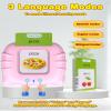 510 Words French Flash Cards for Kids, Toddler Learning Resources Toy, Autism Sensory Toys for Autistic Children Aged 2-4 Pink (French/English/Bilingual) view 3