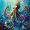 1000 Piece Puzzle for Adults - Underwater Octopus Wooden Difficult Puzzle,Challenging Relaxing Fun DIY Gift view 1