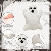3 Pcs Ghost Halloween Pillows Room DecorationCute Ghost-4 Throw Pillow Decorative Spooky Home Decoration Halloween Bedroom Sofa Couch Supplies view 2