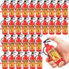 32 Pack Kids Small Fire Extinguisher Squirter Water Toys Firefighter Water Squirt Water Blaster Toys Mini Fireman Squirters Bulk for Child Beach Summer Swimming Pool Party Supplies view 1