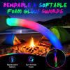Wellent 155 Foam Glow Sticks Bulk, Foam Light Up Sticks, Bulk Glow Sticks, LED Foam Sticks with 3 Mode Colorful Flashing,Glow in the Dark Party Supplies for Wedding, Birthday, Concert, Raves, New Year view 3