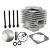 FLMLF 32cc PRO 4 Bolt Cylinder + Piston Kit Only Fit Reed Case Engine for 1/5 Rc Hpi Rofun Km Rovan Baja Losi FG GoPed Redcat DBXL MCD Parts view 2