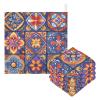 Kigai 5 Pack Baby Muslin Washcloths for Unisex,Mandala Pattern Cotton Soft Absorbent Baby Towels for Sensitive Skin and New Born11.8x11.8 in view 1