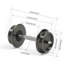 24PCs Wheelsets N Scale 33" Metal DC Wheels Metal Axle for Model Trains Trucks HP05150 (24) view 4
