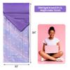 HOMBYS Glow in The Dark Sleeping Bags for 10~12 Years Old Kids, Soft Kids Nap Mat with Pillow and Blanket for Daycare School, Travel Sleep Bag for Childern Girls Boys Truck Travel Camping view 3