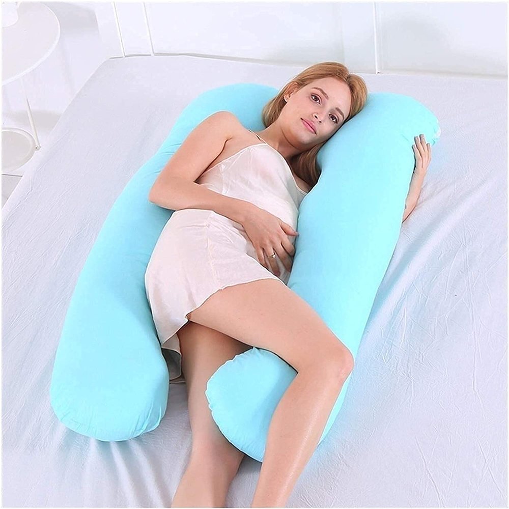 TREEYX Discover The Best Pregnancy Pillow for a Restful Sleep: U-Shaped Full Body Maternity Pillow with Removable Cover