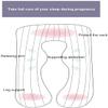 TREEYX Discover The Best Pregnancy Pillow for a Restful Sleep: U-Shaped Full Body Maternity Pillow with Removable Cover view 2