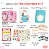 WonderBuddy Kids Story Box Audio Player, 500+ Preloaded Stories & Rhymes with Storybook DIY Art Kit, Voice Recorder, Content Upgrade, Bluetooth, Birthday Gift for Girls 3+ Years- Unicorn view 2