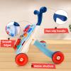 AuntyFey Baby Walker, 3 in 1 Push Walker for Baby Girls Boys, Baby Walking Toy for 1 Year Old Learning to Walk, Sit to Stand Baby Walker Push Toy for Girl 12 Months, Blue view 3