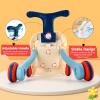 AuntyFey Baby Walker, 3 in 1 Push Walker for Baby Girls Boys, Baby Walking Toy for 1 Year Old Learning to Walk, Sit to Stand Baby Walker Push Toy for Girl 12 Months, Blue view 4