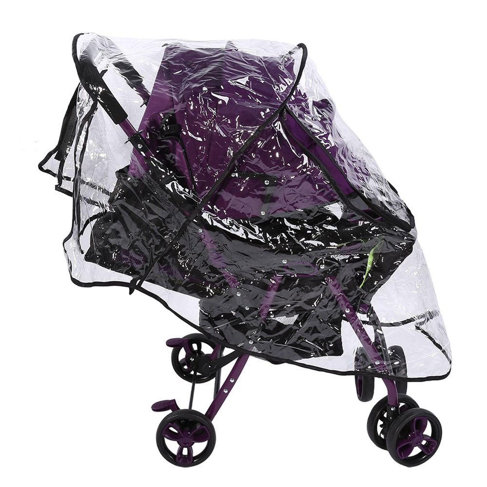 Horoper Baby Stroller rain Cover, PVC Universal Baby Stroller rain Cover, and Windproof Cover