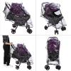 Horoper Baby Stroller rain Cover, PVC Universal Baby Stroller rain Cover, and Windproof Cover view 3