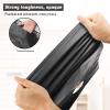 100 Pack Plastic Bags for Adult Diaper Disposal Handle Adult Diaper Disposal Self-Adhesive Strips to Seal in Odours Suitable for Elderly Nappy Care at Home and for Travel (White (Black) view 3