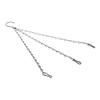 3 Point Chain Metal Hanging Planter Connector Supplies Accessory For Garden Yard Succulent Plant view 3