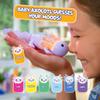 Fingerlings Interactive Baby Axolotl, Auggie (Purple), Swims & Lights Up view 3