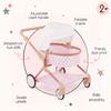 LullaBaby  14-Inch Doll & Twin Stroller Accessories Set  Foldable Canopy & Storage Basket  Pink & Golden Stars Design  Pretend Play 2+ Years Doll Double Stroller Set view 4