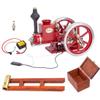 OYDL Retrol Engine Model That Works, Retrol HM-01 7cc Engine 4-Stroke Horizontal Hit and Miss Engine Internal Combustion Engine Model, One Key Start Metal Engine Science Toys for Adults view 1