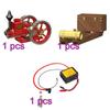 OYDL Retrol Engine Model That Works, Retrol HM-01 7cc Engine 4-Stroke Horizontal Hit and Miss Engine Internal Combustion Engine Model, One Key Start Metal Engine Science Toys for Adults view 2