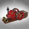 OYDL Retrol Engine Model That Works, Retrol HM-01 7cc Engine 4-Stroke Horizontal Hit and Miss Engine Internal Combustion Engine Model, One Key Start Metal Engine Science Toys for Adults view 3